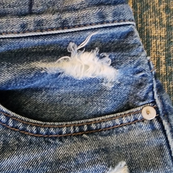 Madewell A line Denim  skirt size 26 - Picture 11 of 14